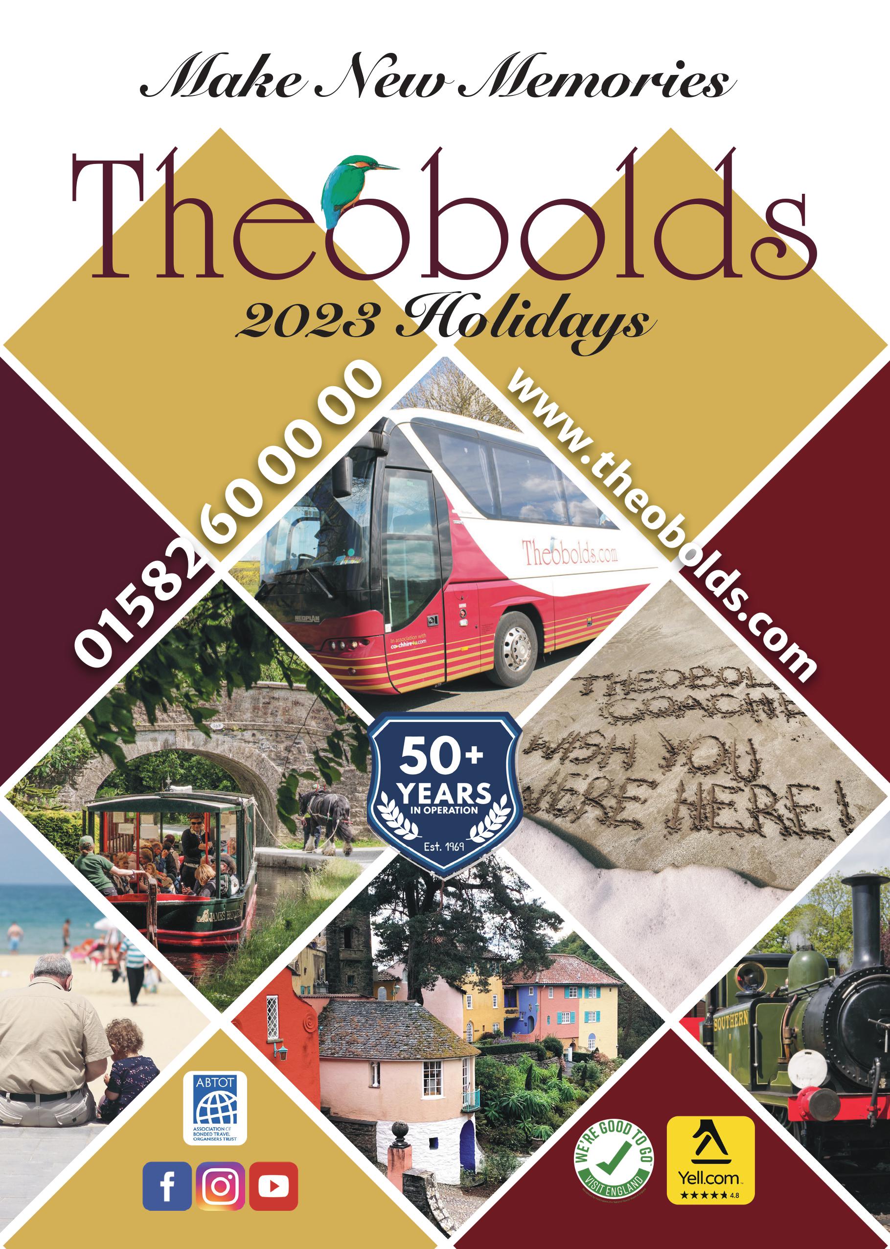 Theobolds Coaches - Holidays 2023