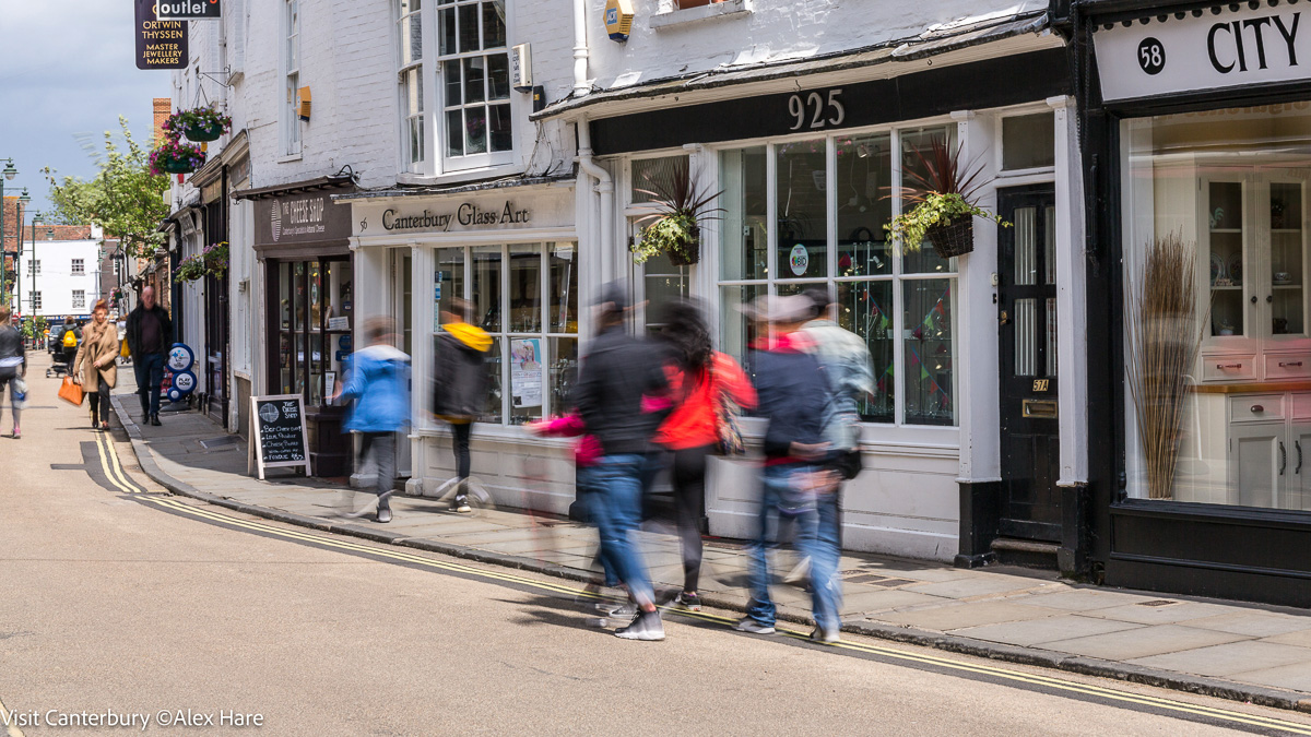 Canterbury street shopping 
