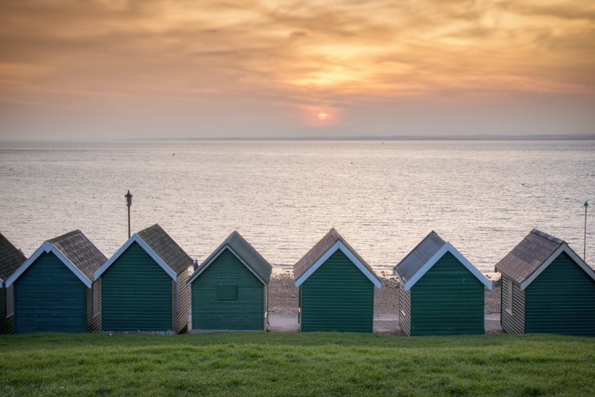 Beach Huts Isle of Wight coach trip from Luton